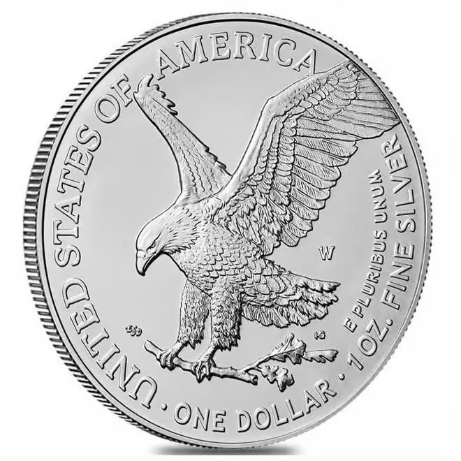 2025 1 oz Silver American Eagle $1 Coin BU